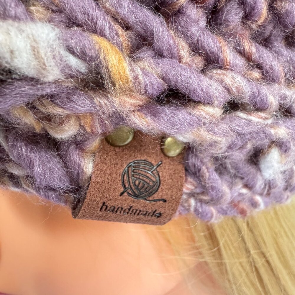 HANDMADE Chunky Twist Ribbed Crochet Ear Warmer Headband - Picture 5 of 6